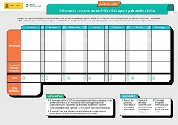 Calendario personas adultas